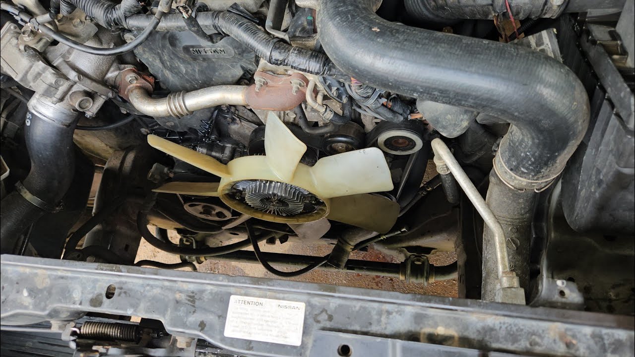 Radiator installation Nissan navara d40