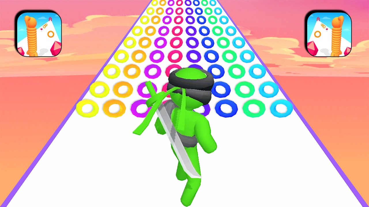 🍐 Satisfying Mobile Games - Crayon Rush, Marble Run, Clothes Run, Spiral Roll, Bad Moms ... IPMHSP