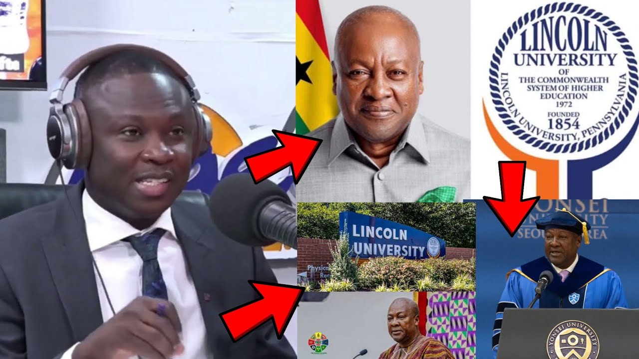 Saddick Adams Reveals Why Lincoln University Withdraw Doctorate Honour For President Mahama 