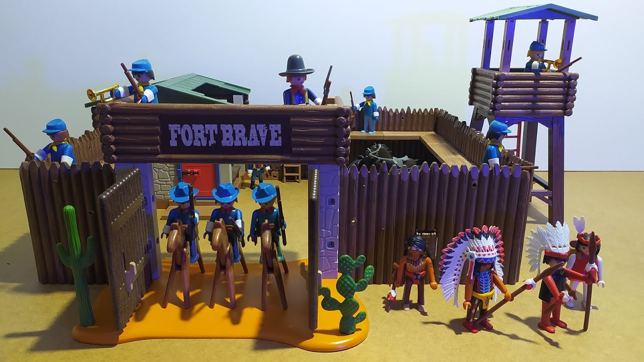 FORT BRAVE PLAYMOBIL WESTERN  - UNBOXING PLAYMOBIL SET 6427 / ΦΡΟΥΡΙΟ ΑΓΡΙΑΣ ΔΥΣΗΣ