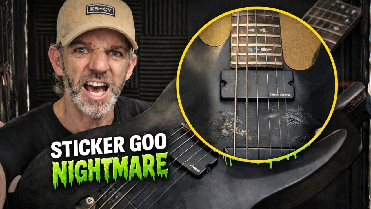 This guitar was DISGUSTING - Full Rescue & Setup