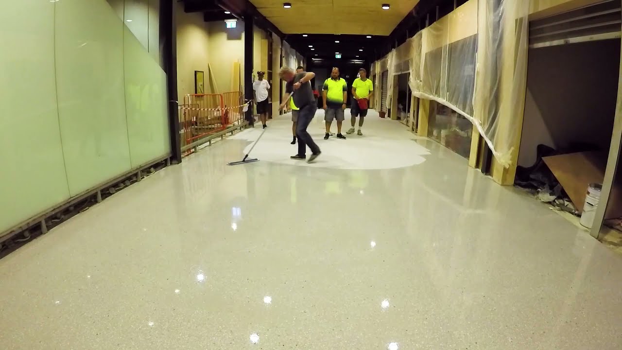 See our Flowcrete Rapid Resin Terrazzo Flooring Installation!