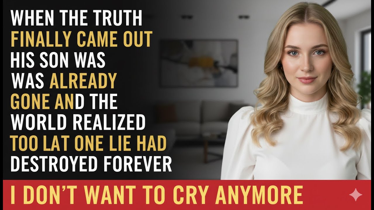 The Lie That Destroyed My Son’s Life – The Truth Came Too Late