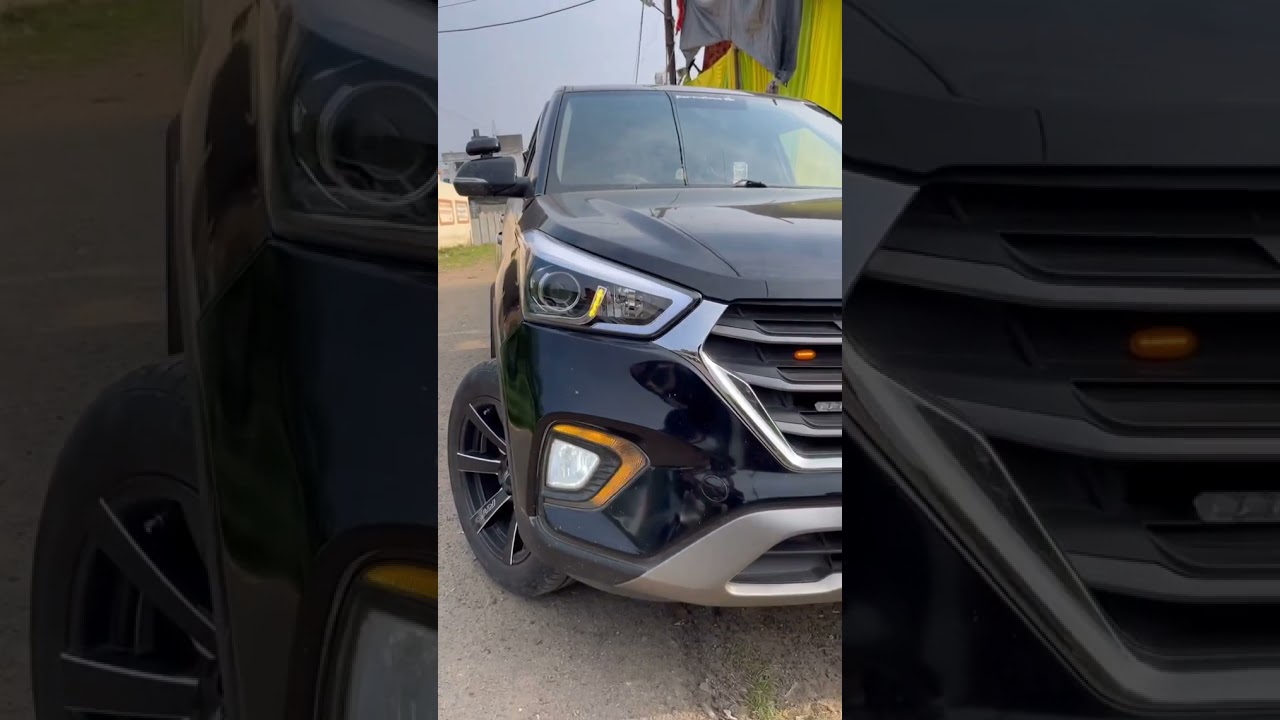 HYUNDAI CRETA 🔥 OLD BEAST HYUNDAI 🔥     #shorts #creta #black #beast #wheels