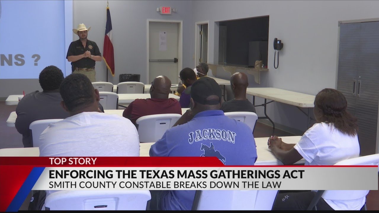 Enforcing the Mass Gathering Act: Smith County Constable breaks down the law