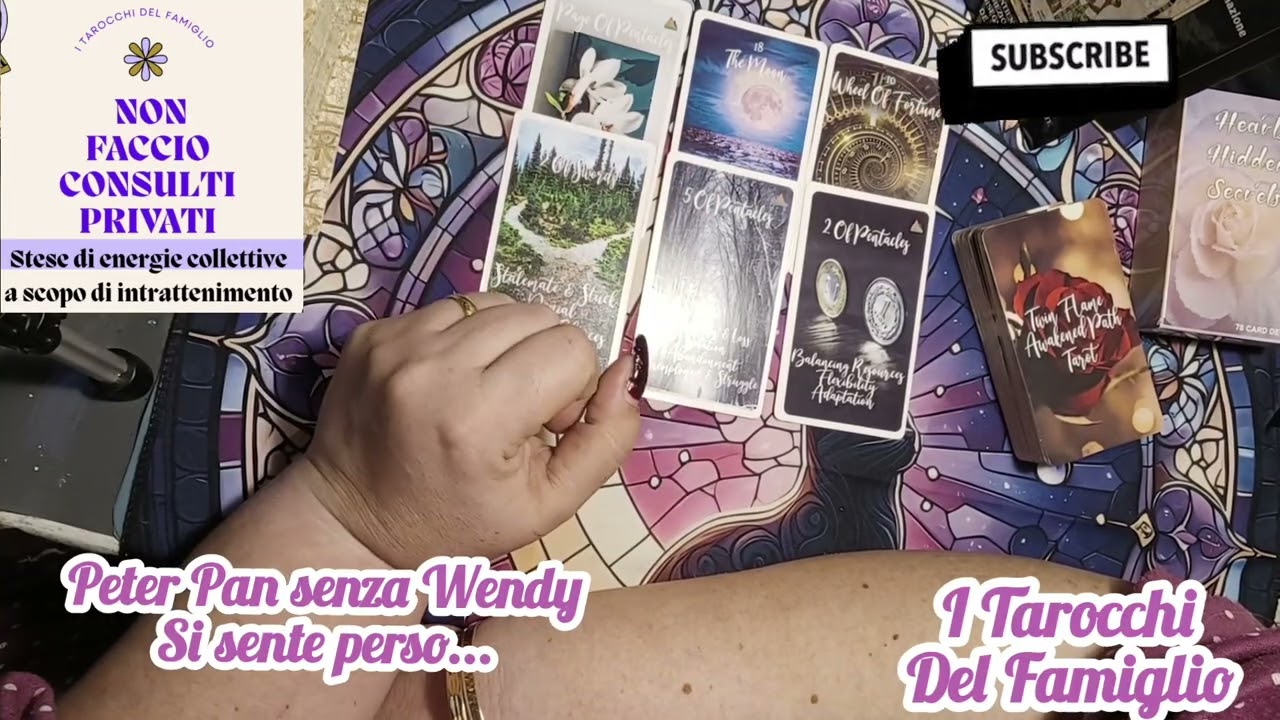 Peter Pan senza Wendy si sente perso #letturatarocchi #tarocchiinterattivi 
