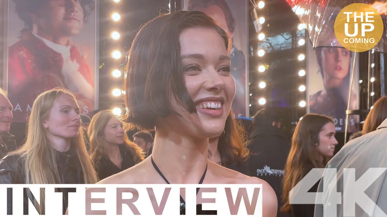 Интервью с Джессикой Александр на премьере фильма «Амадей»