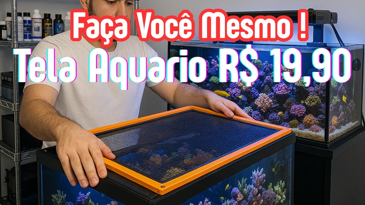 Tela para Aquário menos de R$ 20 !!!