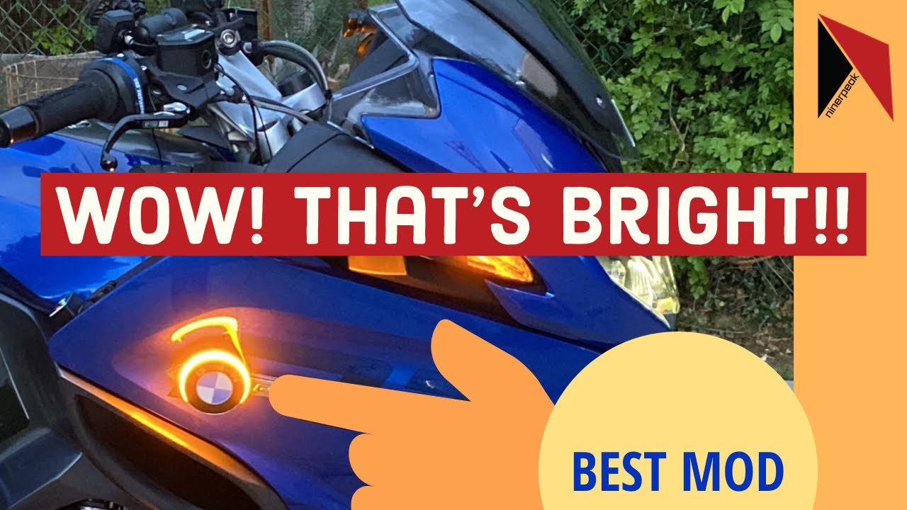 BMW Motorrad Roundel Halo Light Modification on R 1250 RT | Be seen.