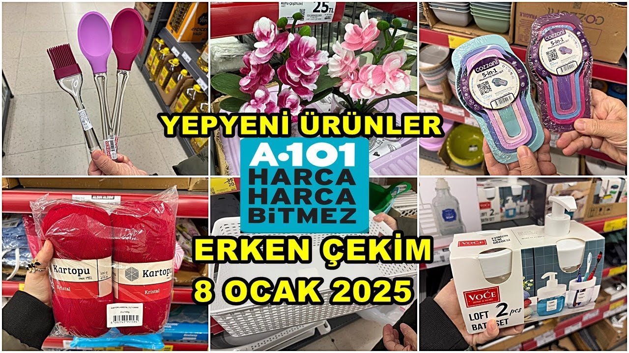 A101’E KOŞUN 💃/ERKEN ÇEKİM 8 OCAK 2026💃İLK BİZ GÖSTERİYORUZ/İLK SEN GÖR🔥A101 BU HAFTA COŞUYOR!🔥