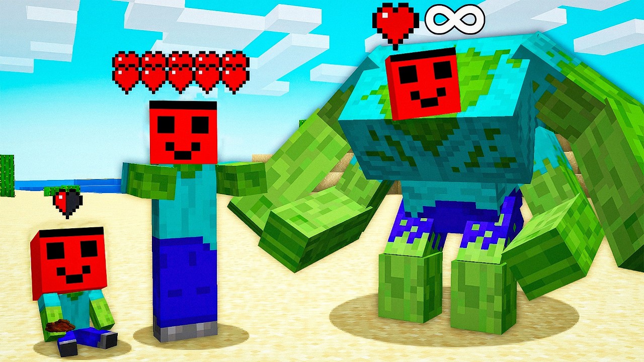 SAMET KRAL ZOMBİ HAYATI YAŞIYOR !! - Minecraft