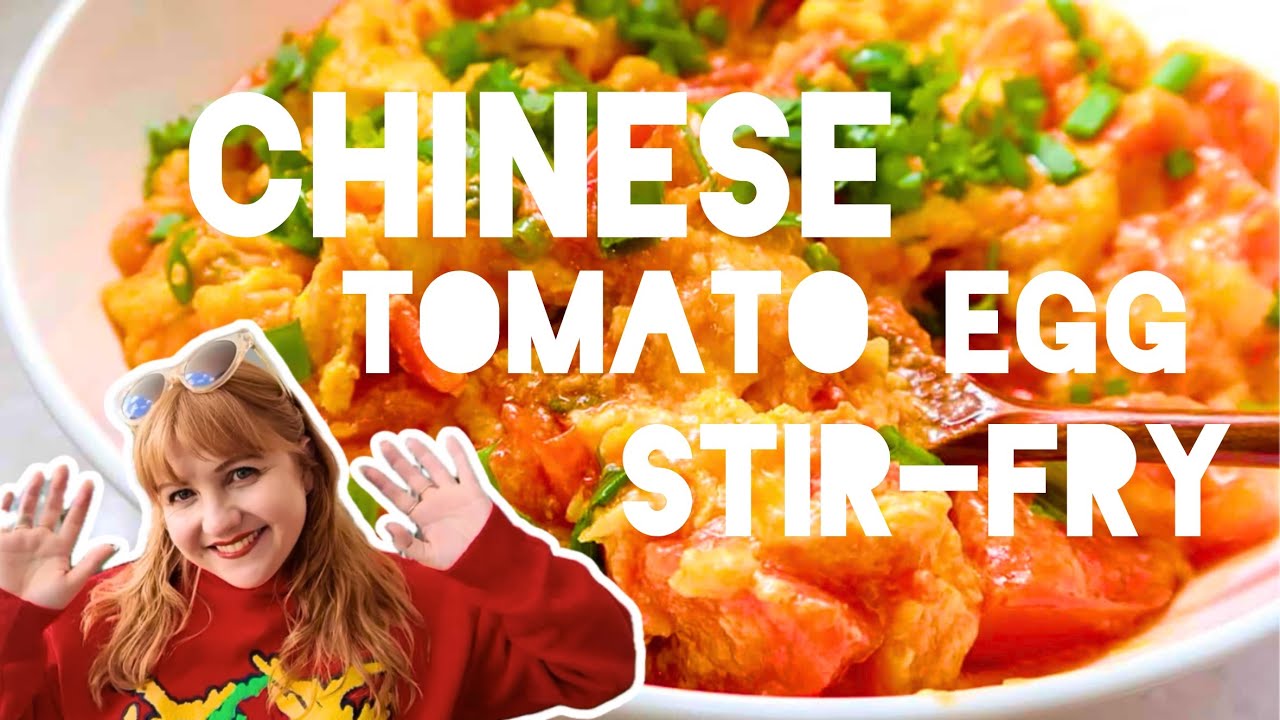 My First Cooking Video! Easy Chinese Tomato & Egg Stir Fry