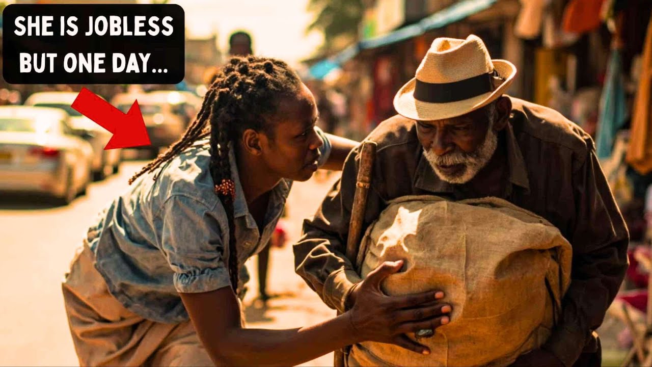 Jobless Girl helps an old man, not knowing he’s the CEO of a huge company #homelessman #CEO #tales