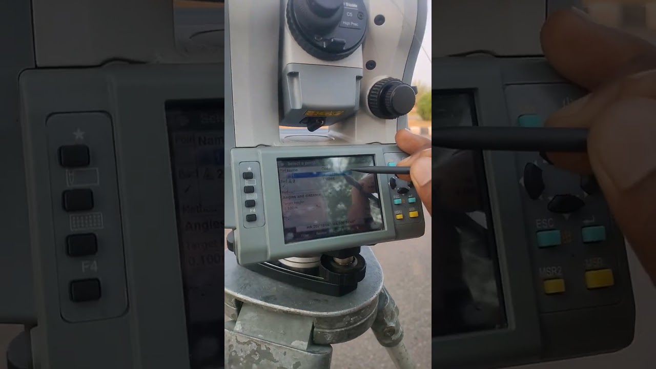 trimble TS C5 resection settings