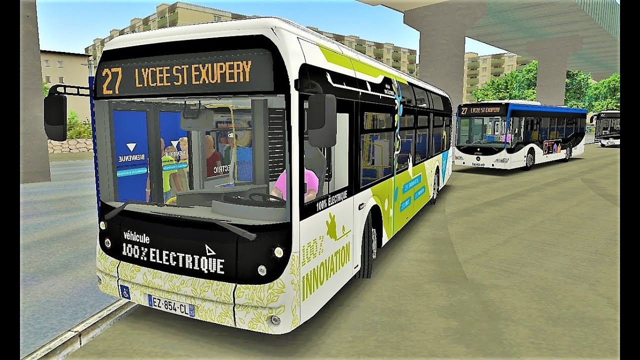 OMSI 2 🚌 Ligne 27 vers le Lycée Saint-Exupéry à Marseille