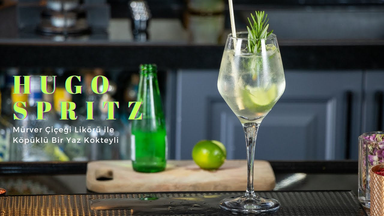 Hugo Spritz - Mürver Çiçeği Likörü ile Köpüklü Bir Yaz Kokteyli