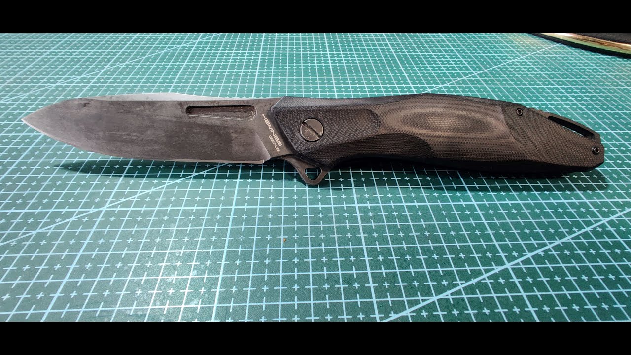 Заточка складного ножа Hemnes Gen2 Mr  Blade сталь D2  в два абразива