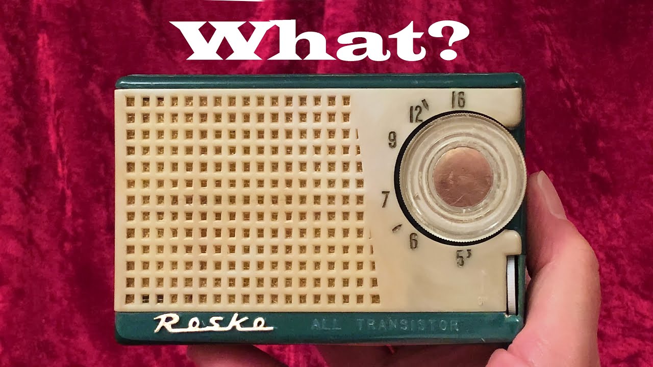 1956 Japan vintage transistor radio 1957