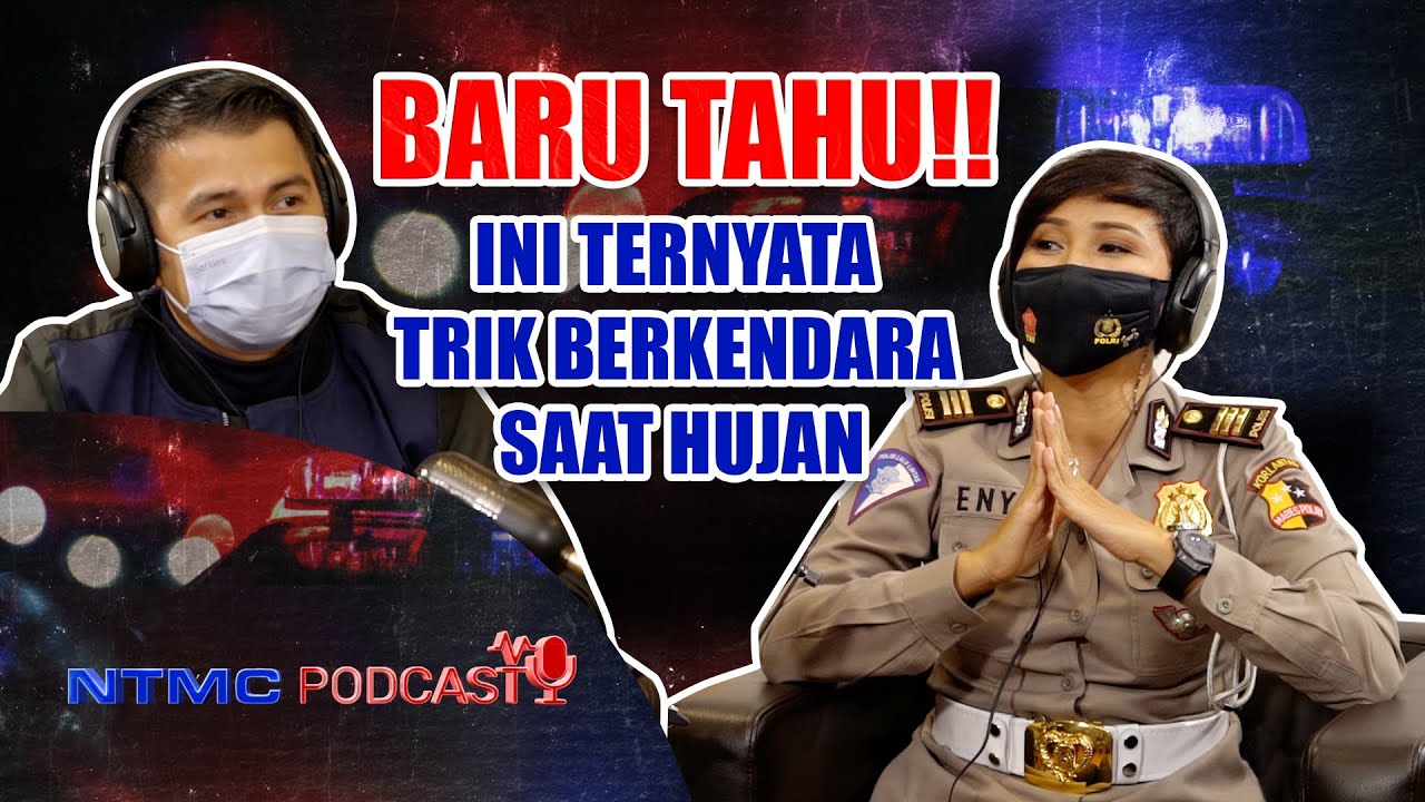 TRIK BERKENDARA SAAT HUJAN - NTMC PODCAST HANDIKA PRATAMA YANG PUNYA HOBI BER SEPEDA DI INDONESIA