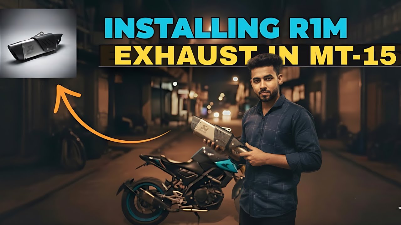 INSTALLING R1M EXHAUST IN MT-15 🔊| 2025 