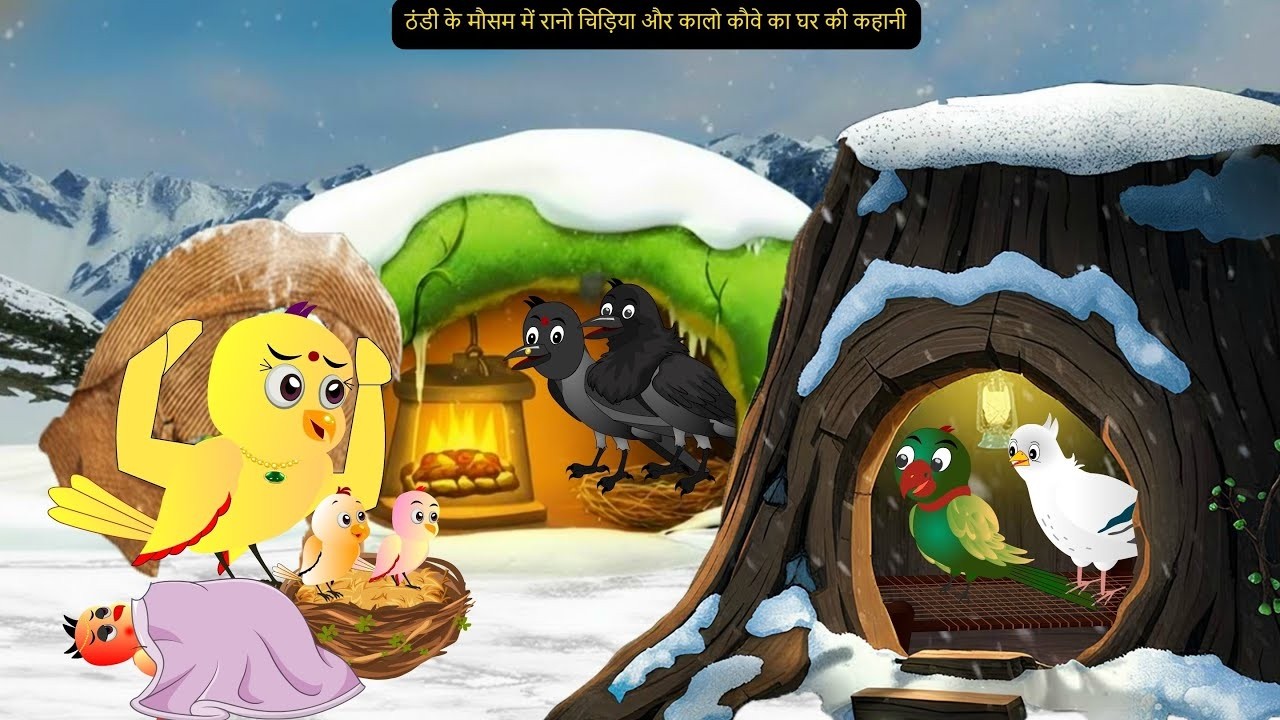 कार्टून । rano chidiya ki kahani | Tuntuni Chidiya wala cartoon |Hindi Rano Chidiya wala cartoon