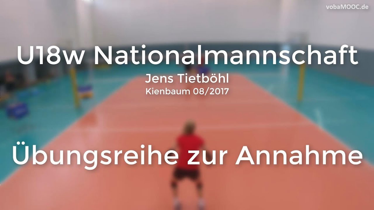 Übungsreihe zur Annahme - Jens Tietböhl- U18w
