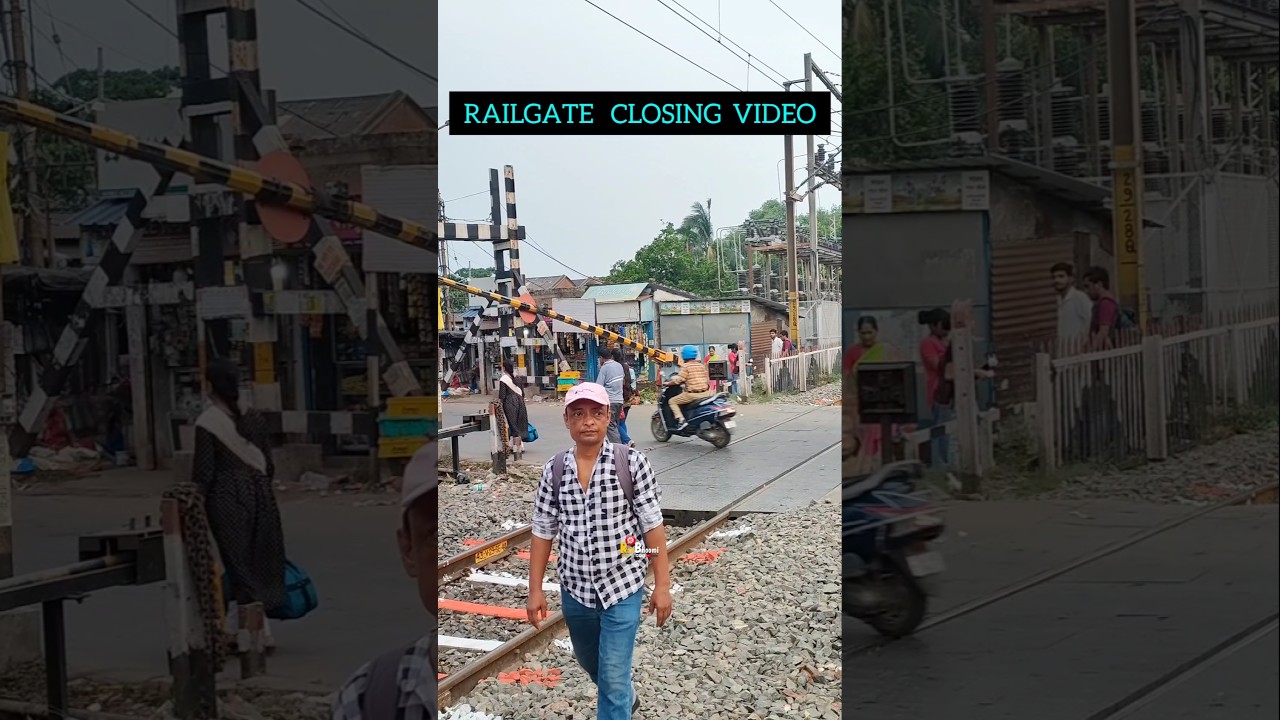 Railgate Closing Whistle 🔥 #indianrailways #railgate #railroad #shorts #viral #trending #video #rail