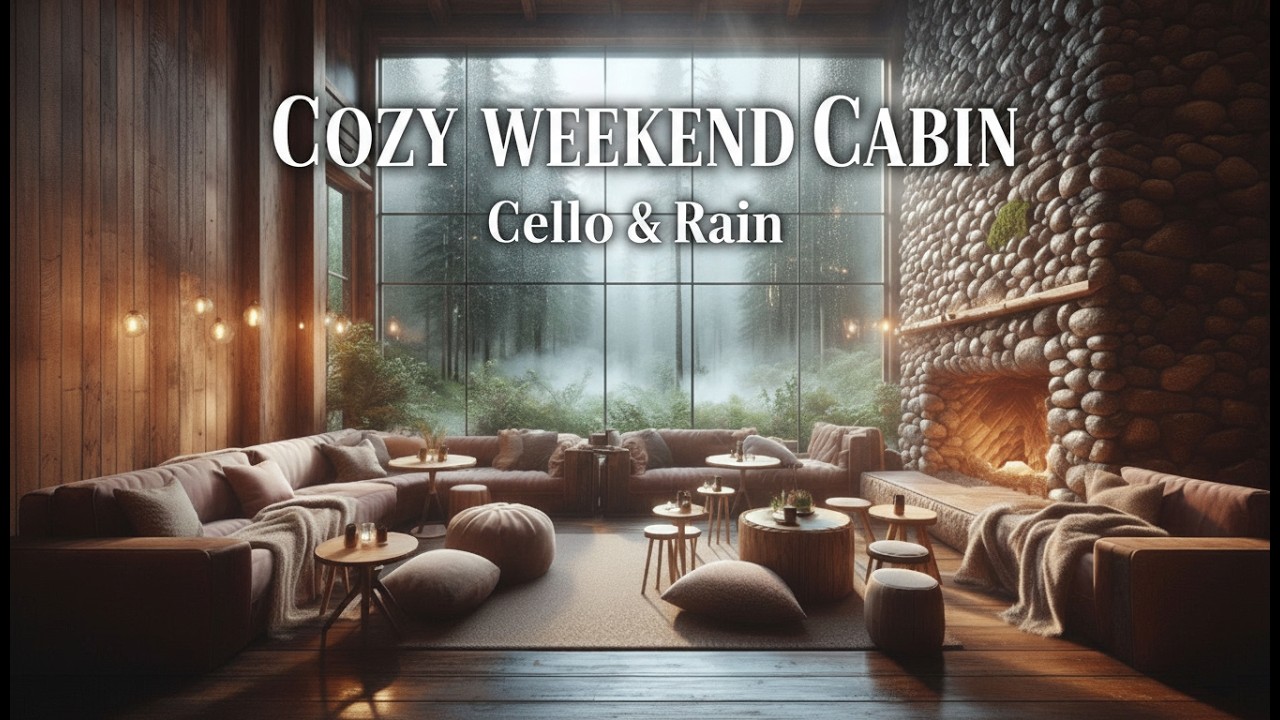 Rainy Cabin Ambience | Instrumental Jazz for Focus