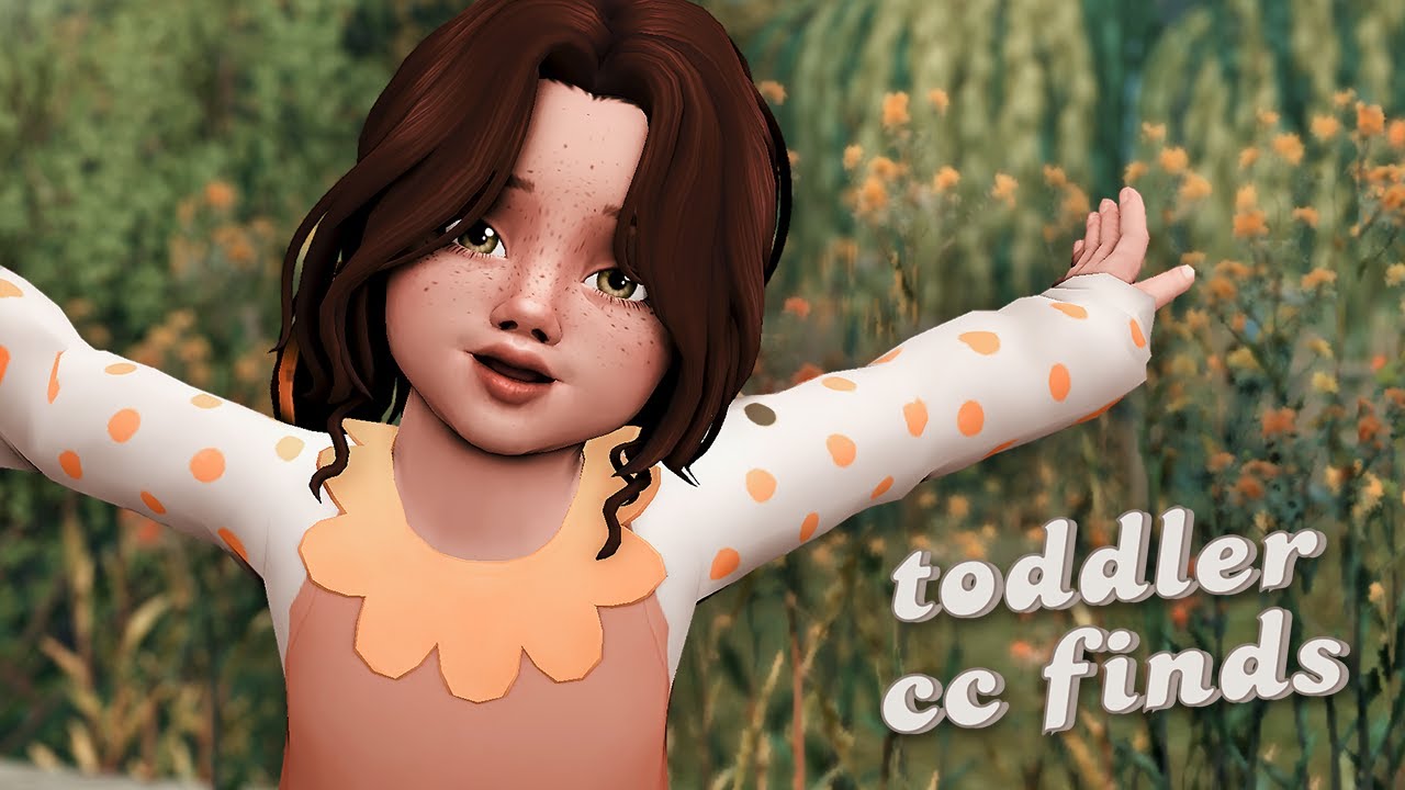 🌻 toddler cc finds // los sims 4 contenido personalizado haul｜maxis match