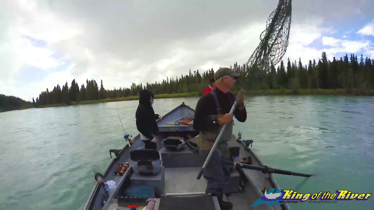 King of the River fishing on the Kasilof River, Alaska