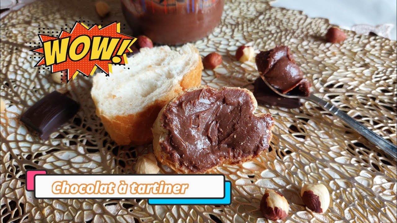 Chocolat à tartiner 😋  شوكولا منزلي للدهن سهل التحضير و رائع في المذاق