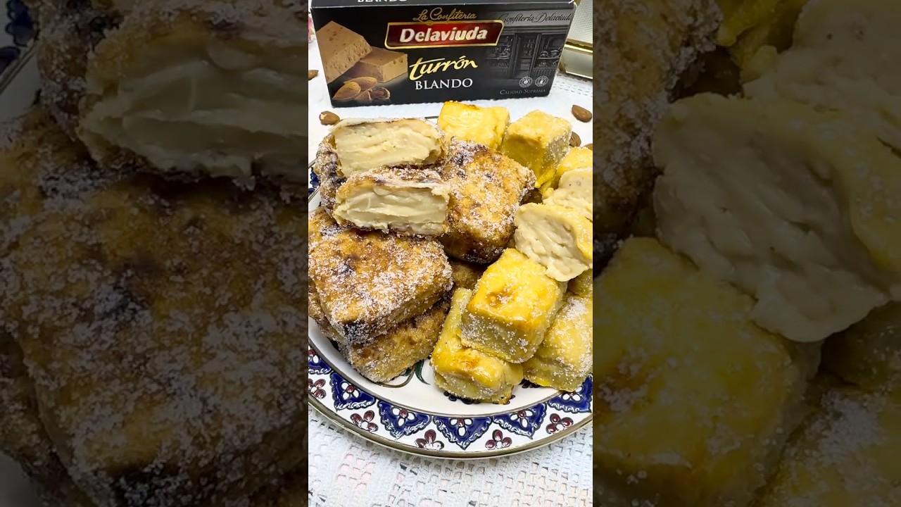 Leche frita de turr&oacute;n: frita en aceite vs en air fryer (HAY diferencia)