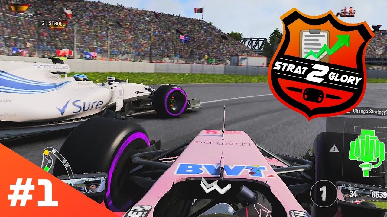 F1 2017 STRAT-2-GLORY | CARNAGE ON MY DEBUT!!! [#1]