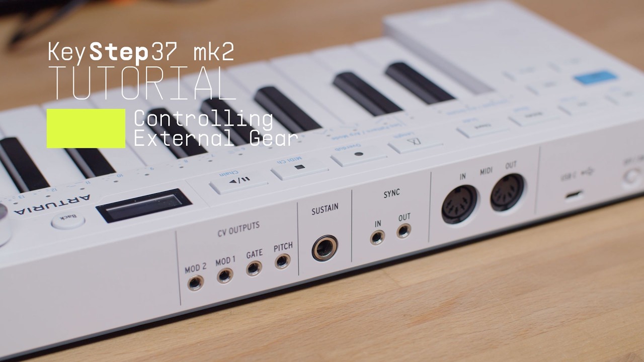 KeyStep 37 mk2 | How to control external gear