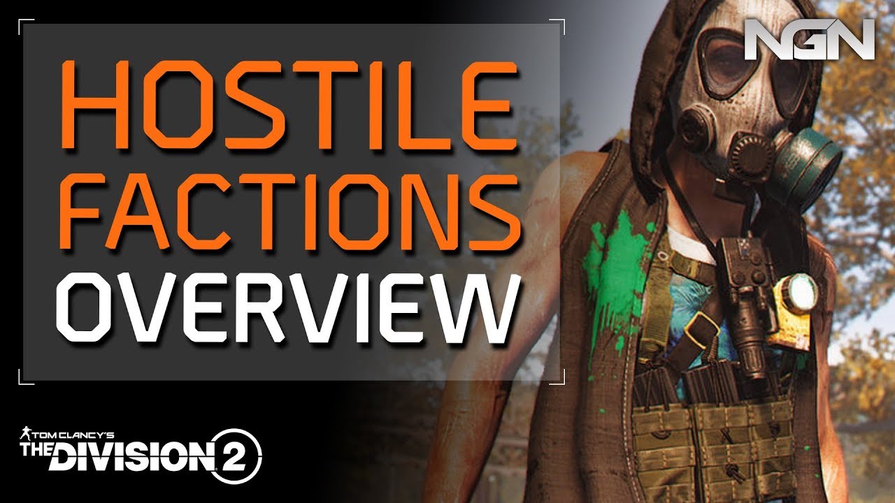Hostile Factions Overview || Lore / Story || The Division 2
