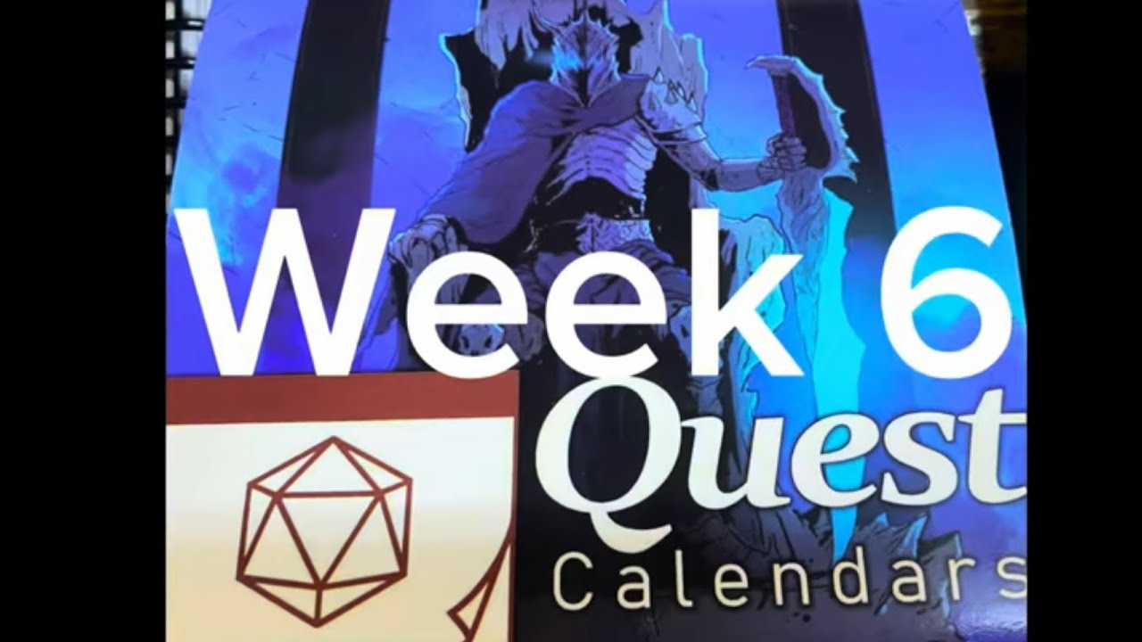 Quest calendar Souls of Saraku week 6