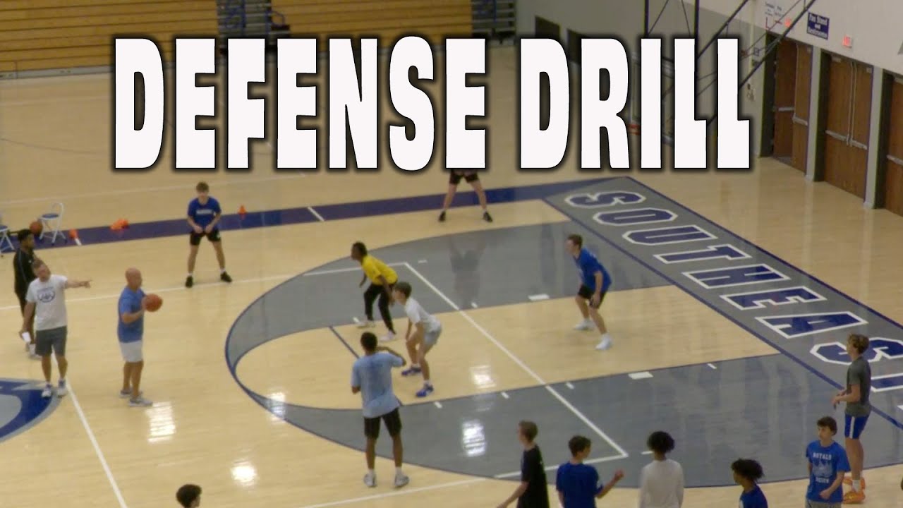 Basketball Drill for Defense - Improve Your Team Defense With This 4 on 3 