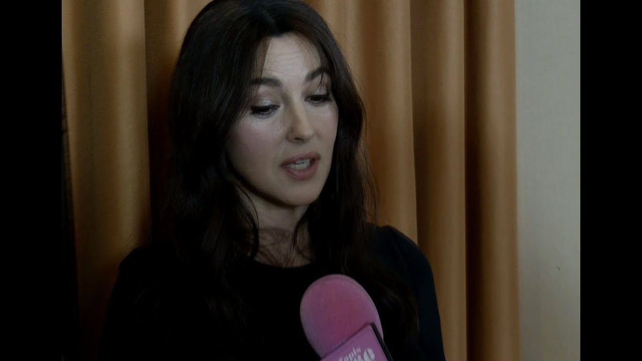 Monica Bellucci &agrave; Montr&eacute;al pour le tournage du film Ville-Marie de Guy &Eacute;doin.
