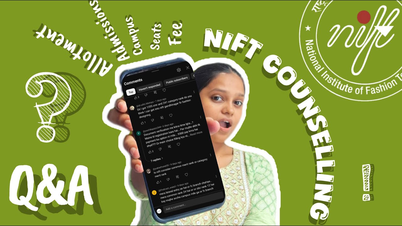 NIFT Counselling Q&A 🔥 | Seat Allotment, Campus, Fees, Documents | Mission1.Nift #niftcounselling