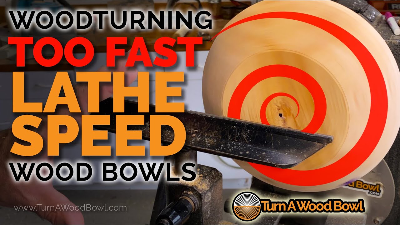 Wood Lathe Speed Woodturning Wood Bowls Video