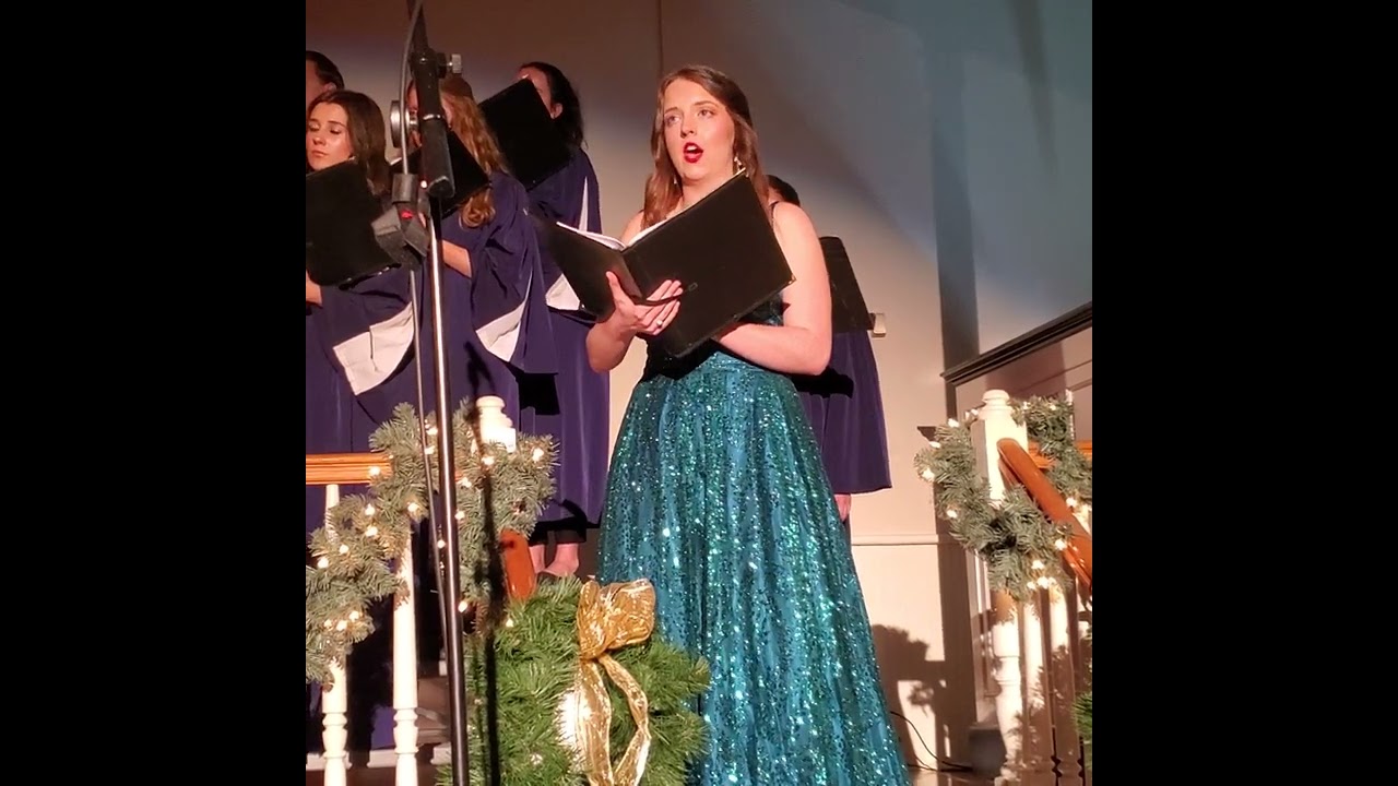 Annalee Crawford, mezzo, sings 