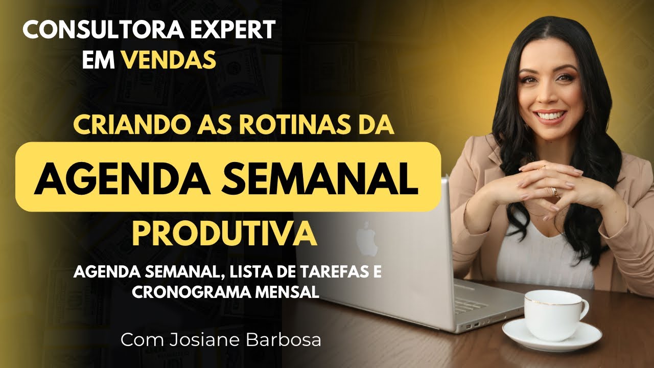 Criando as rotinas da Agenda Semanal Produtiva: organizando dentro das planilhas