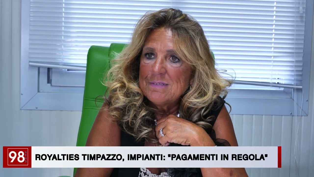 ROYALTIES TIMPAZZO, IMPIANTI PAGAMENTI IN REGOLA