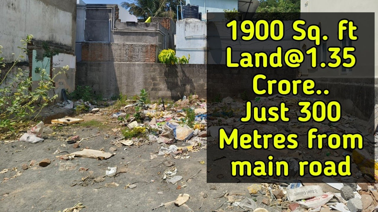 Property ID - 315#pallikaranai ||1900sft Land||1.35cr.||Patta Land||Dream Bridge Realty 