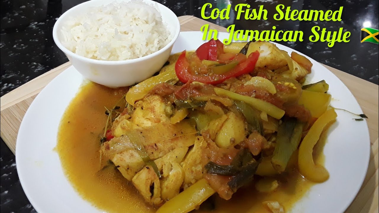 How To Cook Steamed Cod Fish In Jamaican Style | By Creators Kitchen