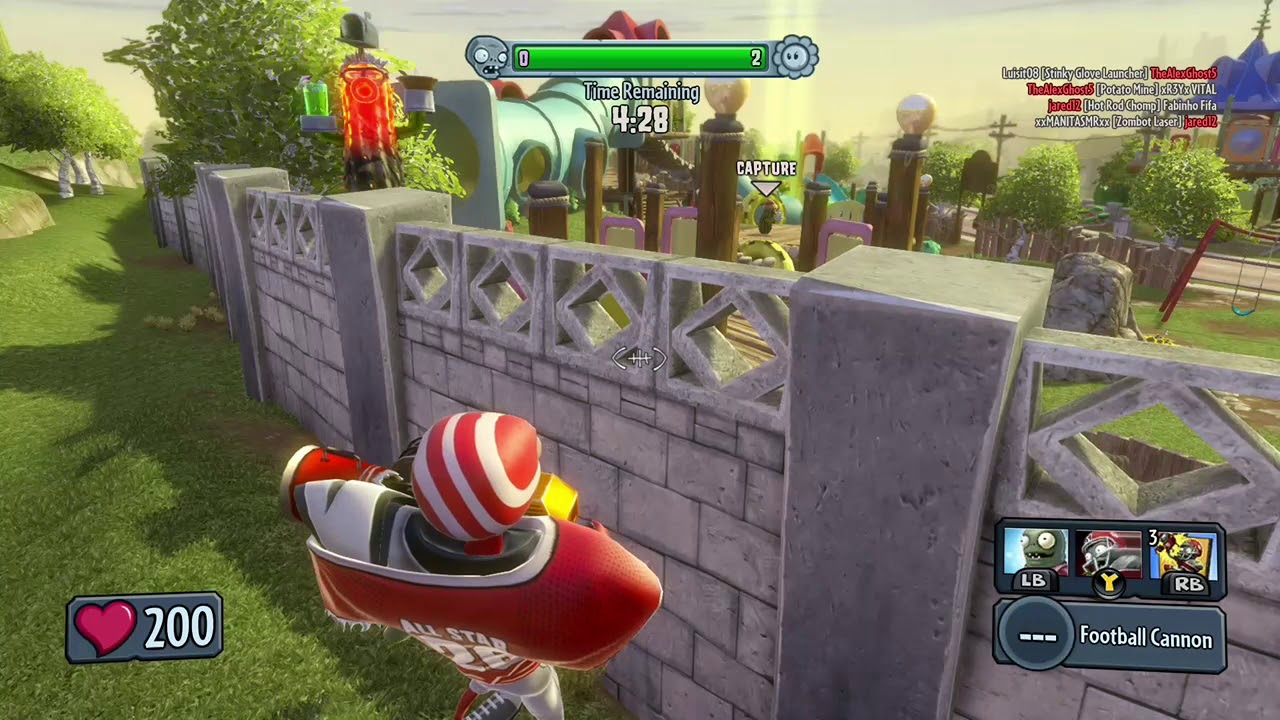 PvZ Garden Warfare All Glitch Spots: Wall Nut Hills!!