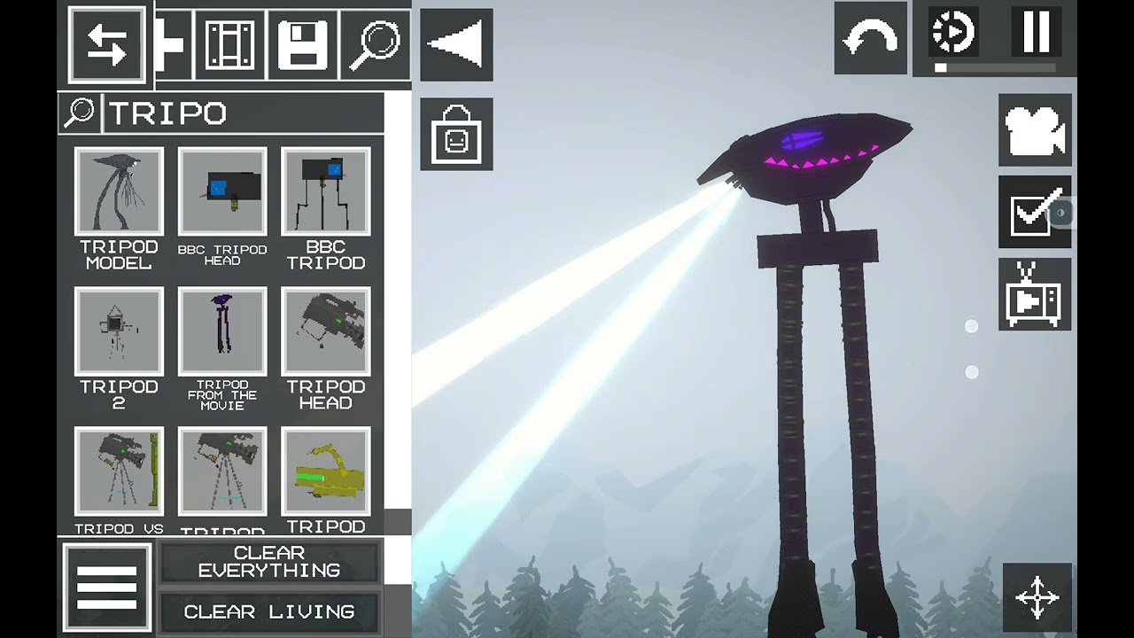tripod in melon playground