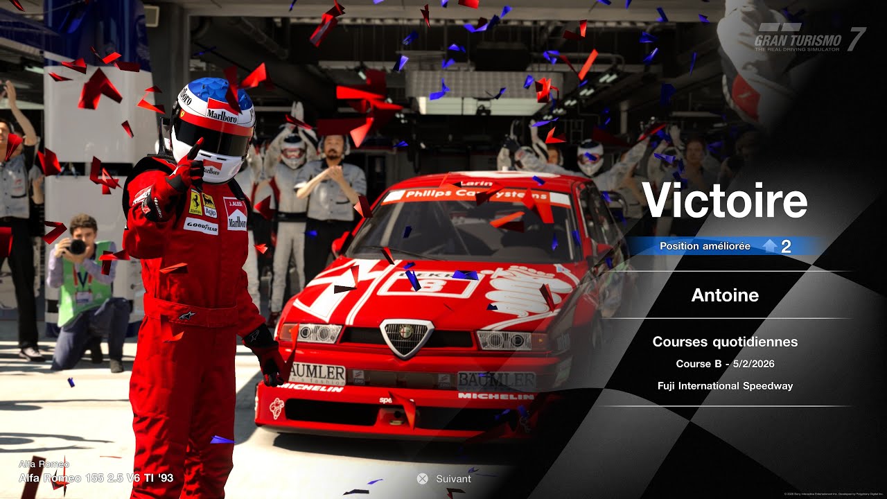 Gran Turismo 7_20260206 - Fuji  - 155 V6 ti