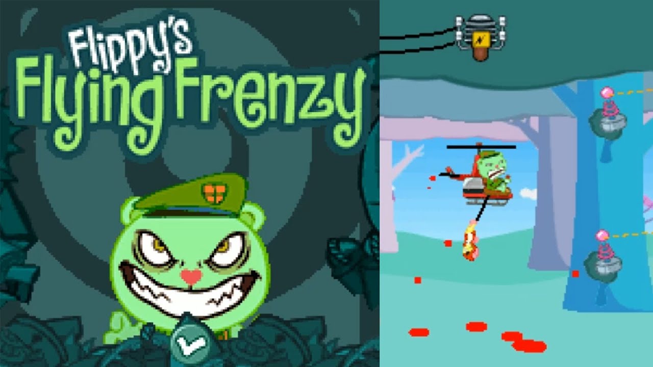 Happy Tree Friends: Flippy's Flying Frenzy JAVA ИГРА (Kiloo 2005 год) ПОЛНОЕ ПРОХОЖДЕНИЕ