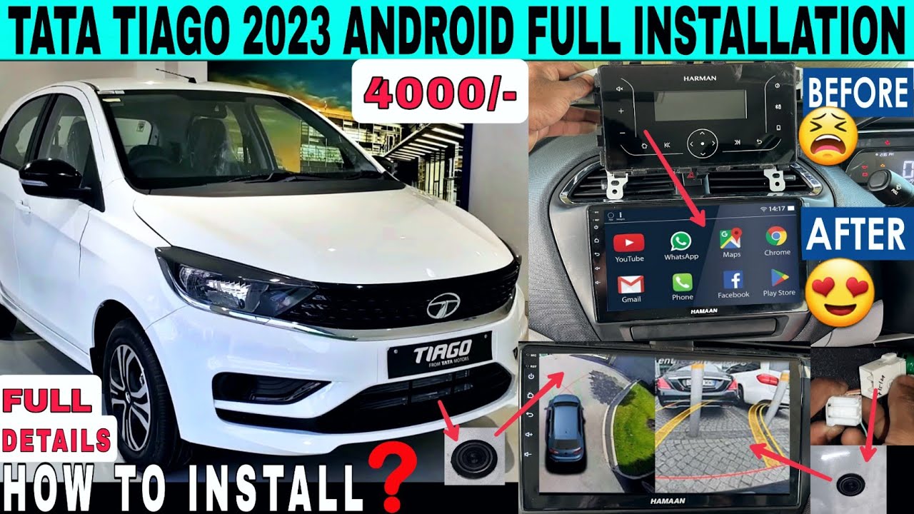 Tata Tiago 2023 Android Stereo Install | Tata Tiago2023 | Tata Tiago EV | #tatatiago @Dream cars 89